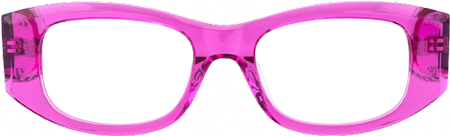 Banksy - Rectangle Purple Eyeglasses
