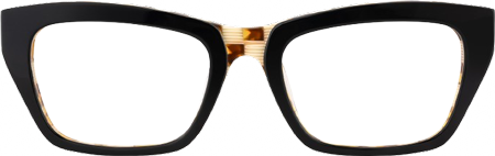 Lola - Rectangle Black Eyeglasses