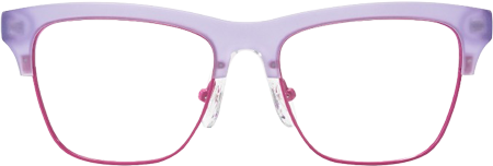 Polka - Square Purple Eyeglasses