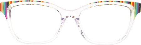 Welty - Rectangle Multicolor Eyeglasses