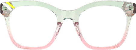 Vera - Square Two-tone Eyeglasses