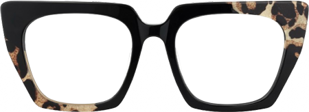 Sanna - Square Black Eyeglasses