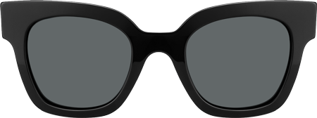 Vanguard - Square Black Sunglasses
