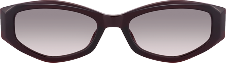 Vesper - Geometric Red Sunglasses