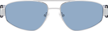 Orbit - Aviator Silver Sunglasses