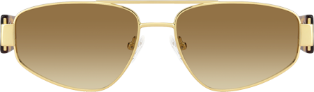 Orbit - Aviator Gold Sunglasses