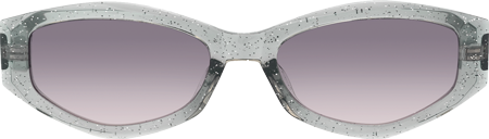 Vesper - Geometric Blue Sunglasses
