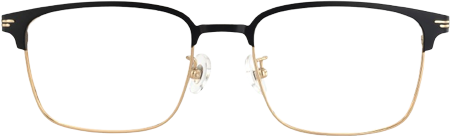 Men's Titanium Glasses Frames with Browline Shape