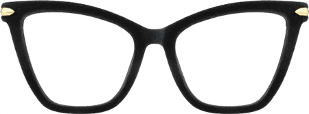 Hilary - Butterfly Black Eyeglasses