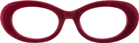 Royale - Oval Red Eyeglasses