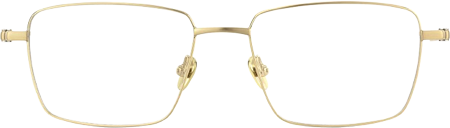 Mono - Rectangle Gold Eyeglasses