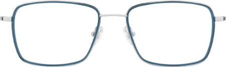Marlene - Rectangle Blue Eyeglasses