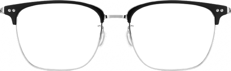 Chord - Rectangle Black Eyeglasses