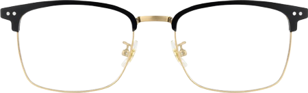 Dial - Browline Gold Eyeglasses