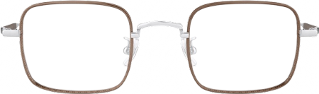 Arc - Square Brown Eyeglasses