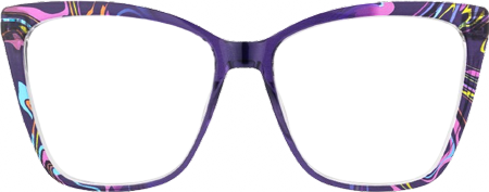 Adebola - Butterfly Purple Eyeglasses