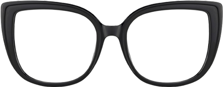 Darena - Cat Eye Black Eyeglasses