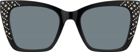 Glitz - Cat Eye Black Sunglasses