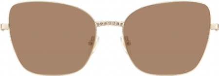 Meadow - Square Gold Sunglasses