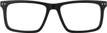 Emerson Eyeglasses in Rectangle Black Frame | Zeelool