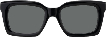 Solana Rectangle Black Prescription Sunglasses | ZEELOOL