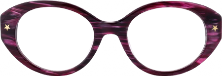 Starlust - Oval Purple Eyeglasses
