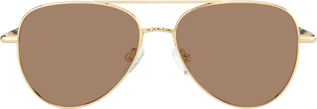 Joni - Aviator Gold Sunglasses