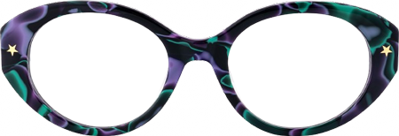 Starlust - Oval Two-tone Eyeglasses