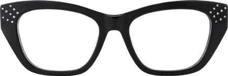 Starlina - Rectangle Black Eyeglasses