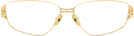 Spine - Geometric Gold Eyeglasses