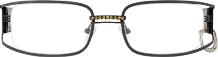 Riff - Rectangle Grey Eyeglasses