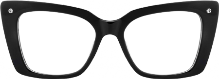 Rosa - Butterfly Black Eyeglasses