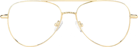 Joni - Aviator Gold Eyeglasses
