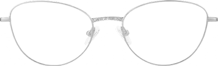 Starlette - Cat Eye Silver Eyeglasses
