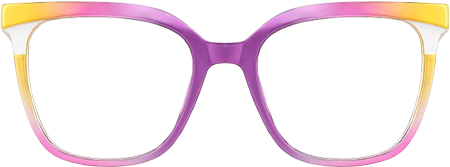Leo Multicolor Square Prescription Glasses | Zeelool