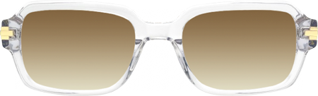 Zephyr - Rectangle Transparent Sunglasses