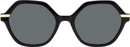 Lux - Geometric Black Sunglasses