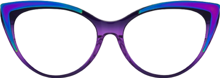 Langley - Cat Eye Purple Eyeglasses