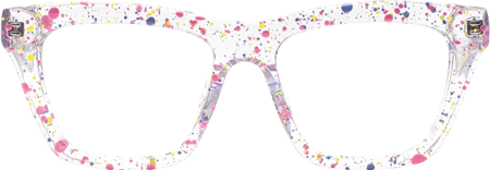 Drip - Rectangle Transparent Eyeglasses