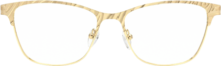 Laser - Rectangle Gold Eyeglasses