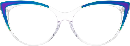 Langley - Cat Eye Transparent Eyeglasses