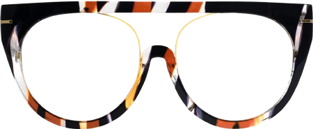 Patrice - Aviator Multicolor Eyeglasses