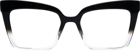 Galarza - Rectangle Black Eyeglasses
