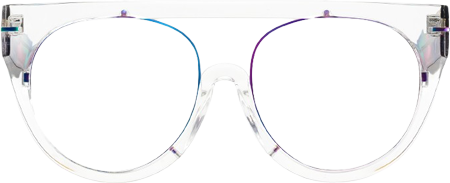 Patrice - Aviator Transparent Eyeglasses