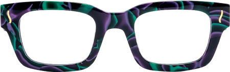 Wave - Cat Eye Pattern Eyeglasses