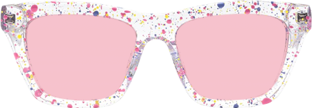 Drip - Rectangle Transparent Sunglasses