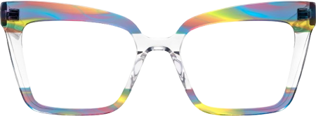 Galarza - Rectangle Multicolor Eyeglasses