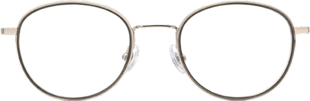 Harlow - Oval Gray Eyeglasses