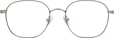 Luxe - Round Blue Eyeglasses