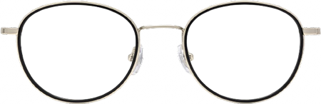 Harlow - Oval Black Eyeglasses